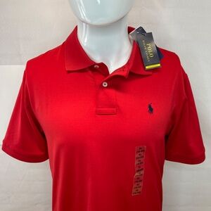 NWT POLO RALPH LAUREN Performance Boys Red short Sleeve Polo Size XL (18-20)